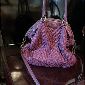 Purple Coach Purse